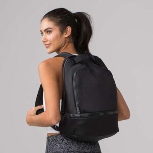 Lululemon Black Nylon City Adventurer Backpack N242-34
